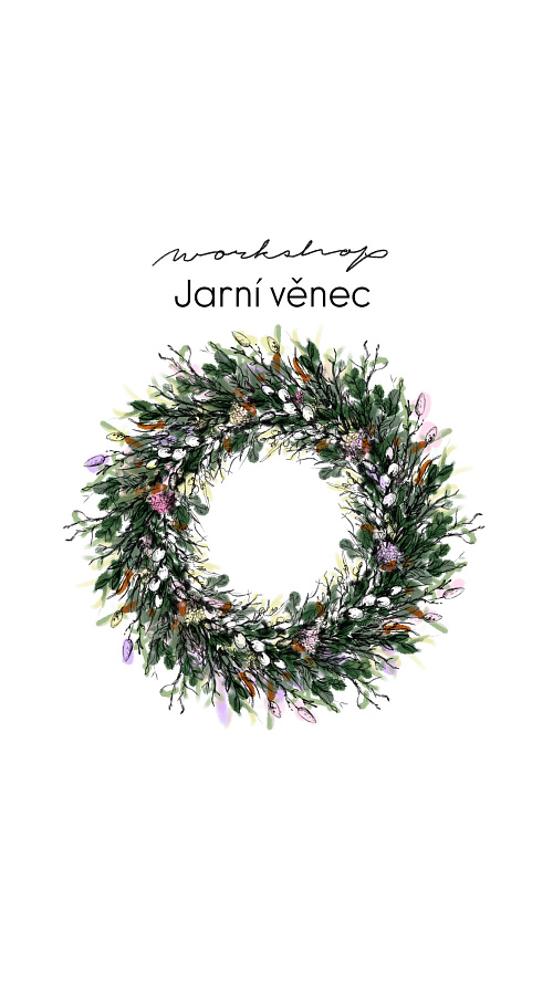 Workshop 24. BŘEZNA - JARNÍ VĚNEC